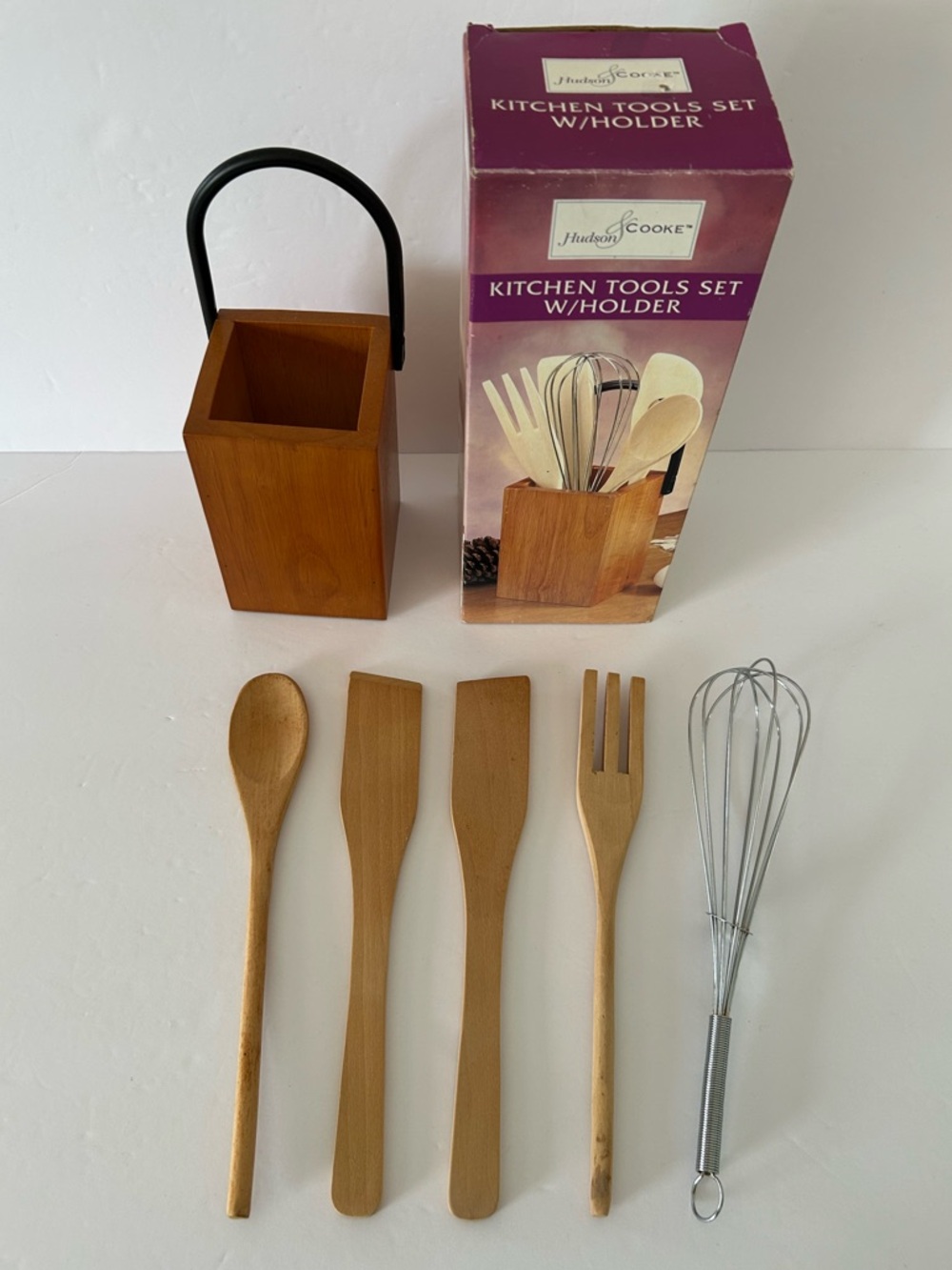 Kitchen Tools Set with Holder by Hudson & Cooke - Vintage - Picture 5 of 15